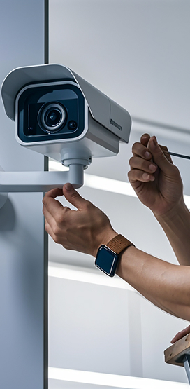 Professional CCTV installation in Lucknow