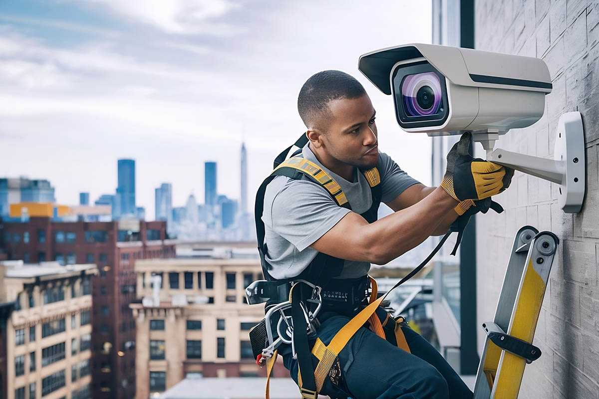 Residential CCTV installation in Lucknow